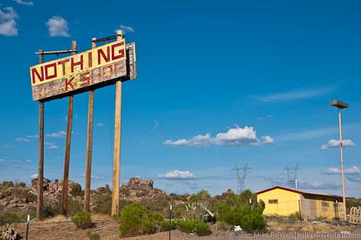 what is left of Nothing, Arizona